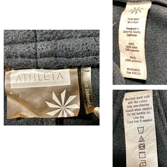 Athleta Black Snow Cruiser Flare Pants Size 2 Soft Shell Fleece Lined Snowboard - Picture 14 of 15